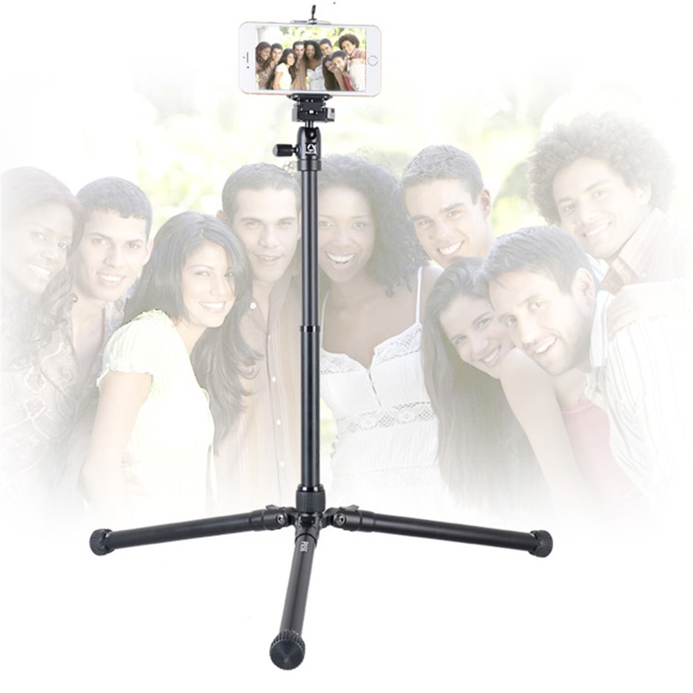 KINGJOY P056 5-section Portable Travel Camera Tripod Detachable Phone Selfie Stand-3