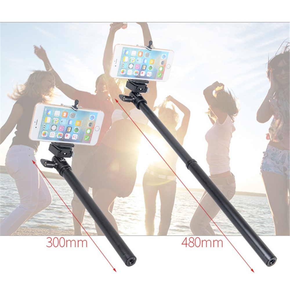 KINGJOY P056 5-section Portable Travel Camera Tripod Detachable Phone Selfie Stand-8