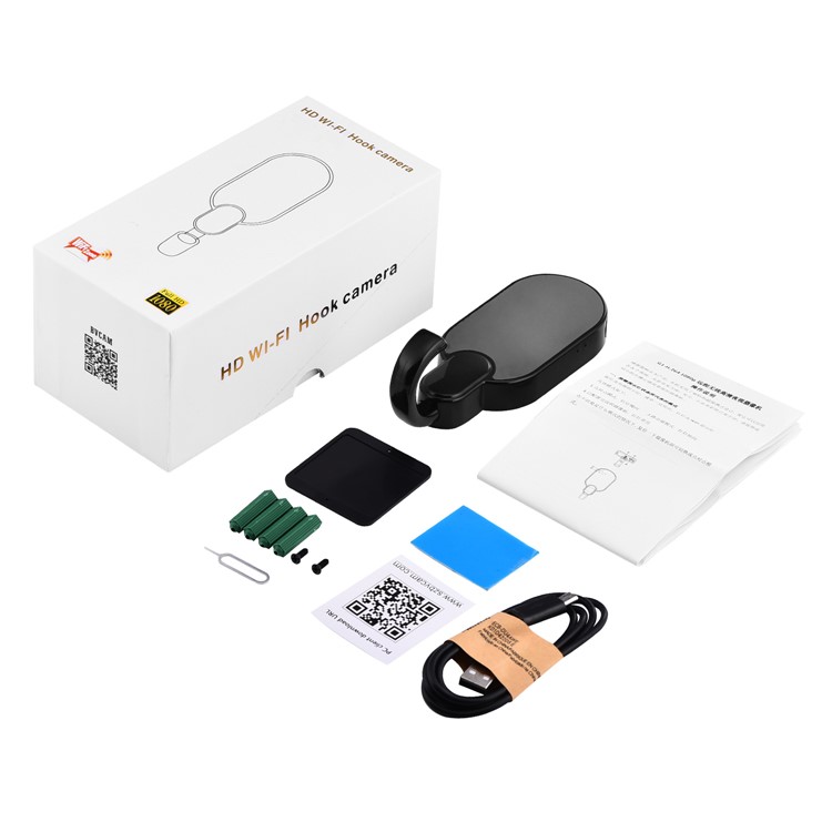 Y11 2 En 1 Gancho Y Cámara Inalámbrica Wifi 1080P HD Oculta-5