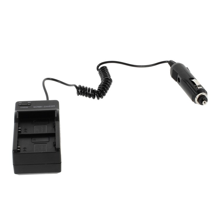 Car Charger + Dual Battery Wall Charger + EU Plug Adapter for GoPro Hero 3+ 3
