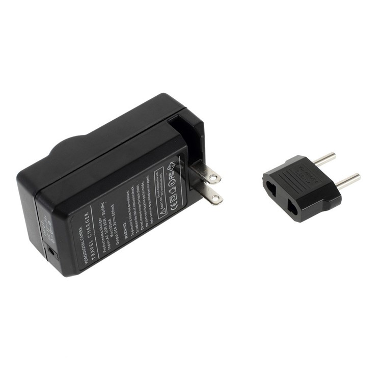 Car Charger + Dual Battery Wall Charger + EU Plug Adapter for GoPro Hero 3+ 3-6