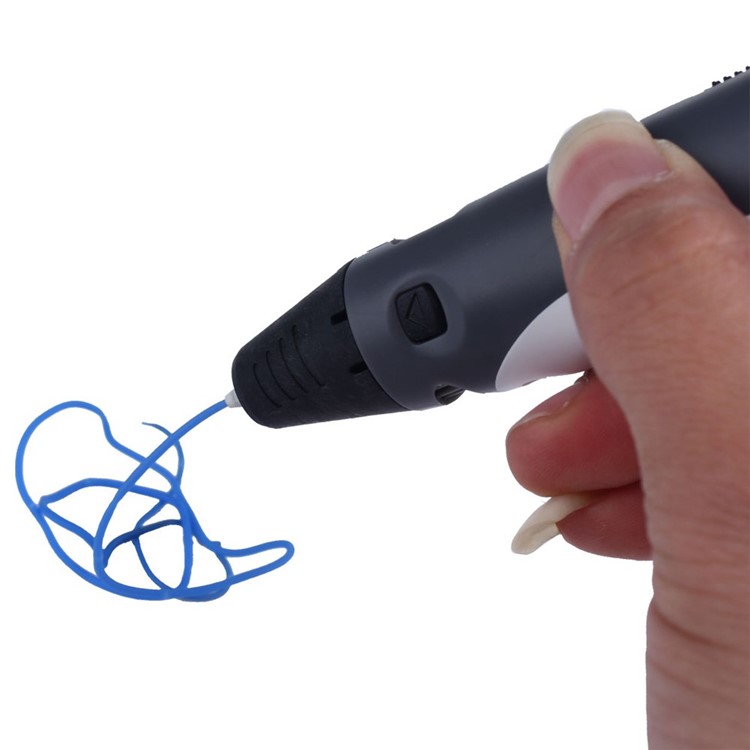3D Stereoscopic Printing Pen for 3D Drawing / Arts / Crafts - Grey-10