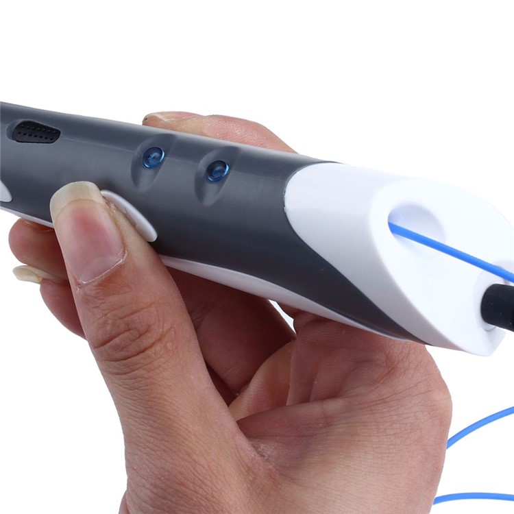 3D Stereoscopic Printing Pen for 3D Drawing / Arts / Crafts - Grey-11