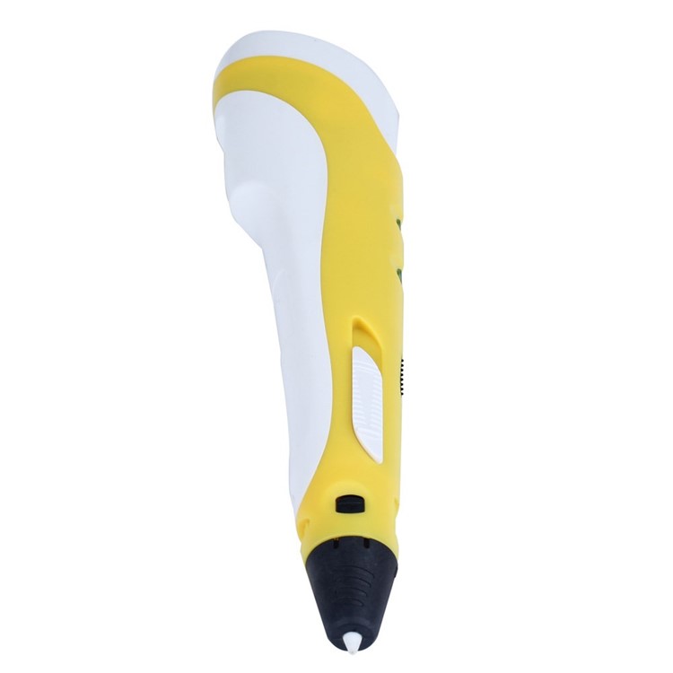 3D Stereoscopic Printing Pen for 3D Drawing / Arts / Crafts - Yellow-2