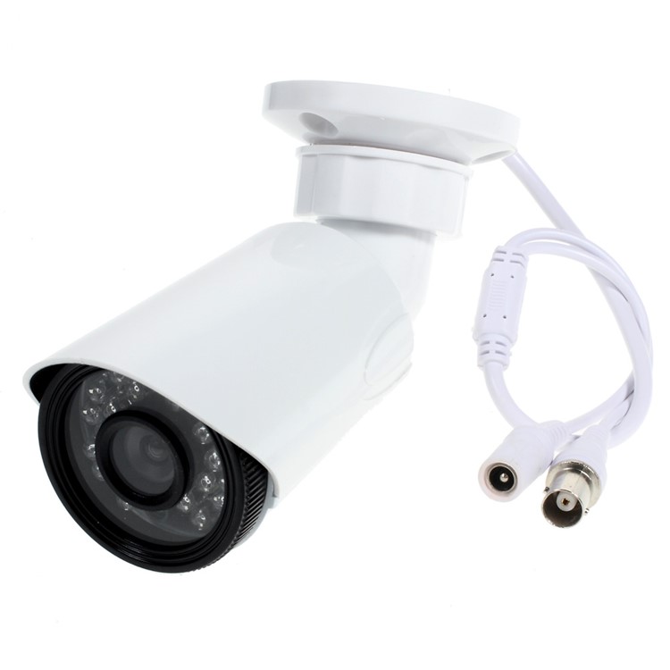 CCTV AHD 720P 1.0MP Outdoor IR Camera 24-LED IR 20m with Bracket IR-CUT (AHD-X5100C) - 3.6mm Lens / PAL-2