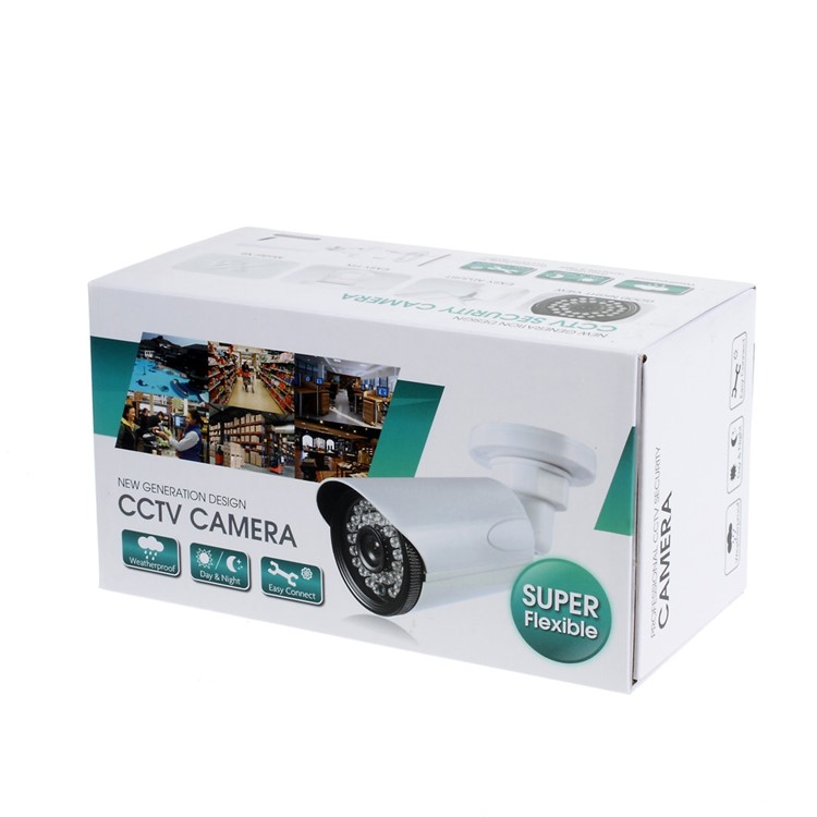 CCTV AHD 720P 1.0MP Outdoor IR Camera 24-LED IR 20m with Bracket IR-CUT (AHD-X5100C) - 3.6mm Lens / PAL-7