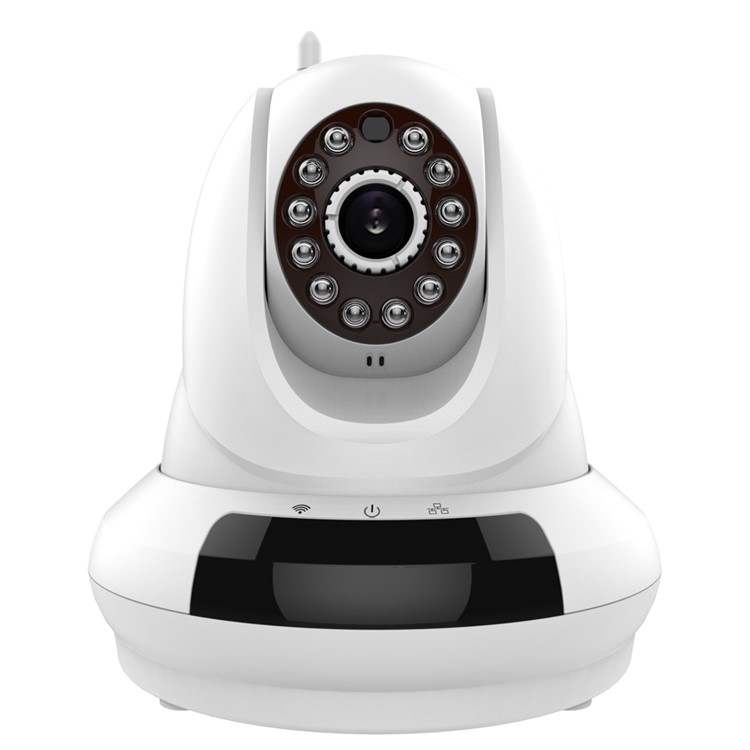 FUJIKAM CCTV 720P Cloud WiFi IP Camera Support P/T P2P APP IR-CUT OEM (FI-366) - White / UK Plug-3