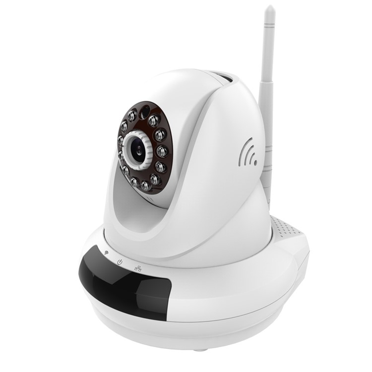 FUJIKAM CCTV 720P Cloud WiFi IP Camera Support P/T P2P APP IR-CUT OEM (FI-366) - White / UK Plug-4