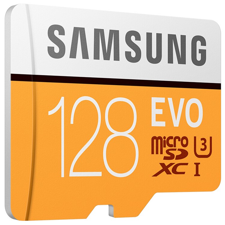OEM SAMSUNG EVO 128GB Class 10 Micro SD Card TF Memory Card 100Mb/S High Speed - Orange-3