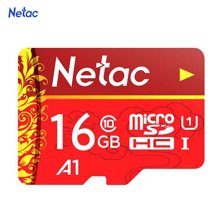 NETAC P500 Chinese Elements Pattern 16GB Micro SD Card High Speed Class 10 Micro SD TF Card-1