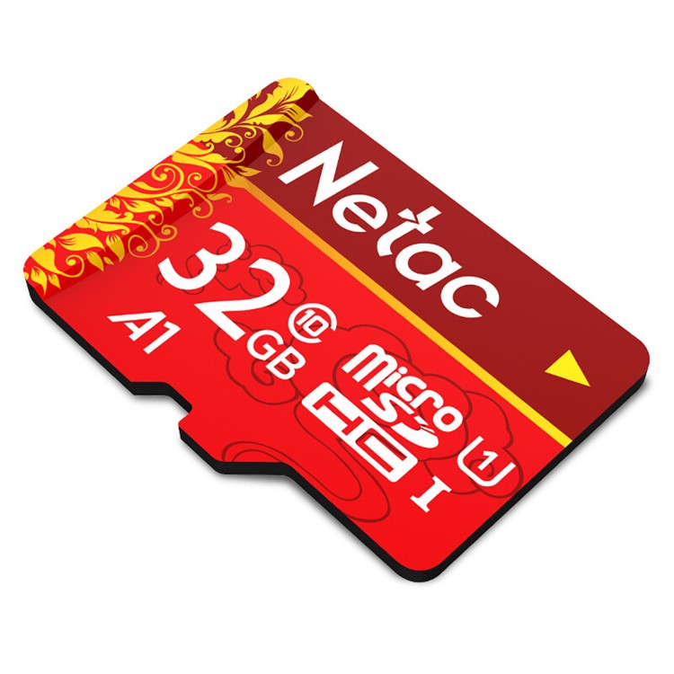 NETAC P500 Chinese Elements Pattern 32GB High Speed Class 10 Micro SD TF Card-2