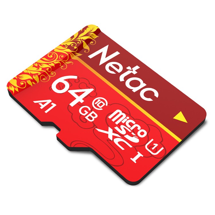 NETAC P500 Chinese Elements Pattern 64GB High Speed Class 10 TF Micro SD Card-2