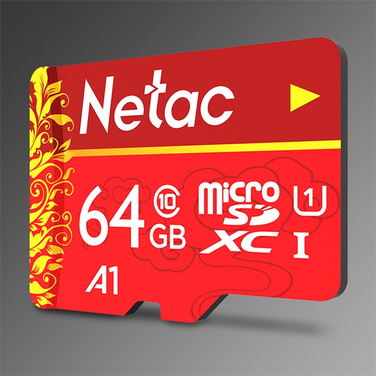 NETAC P500 Chinese Elements Pattern 64GB High Speed Class 10 TF Micro SD Card-3