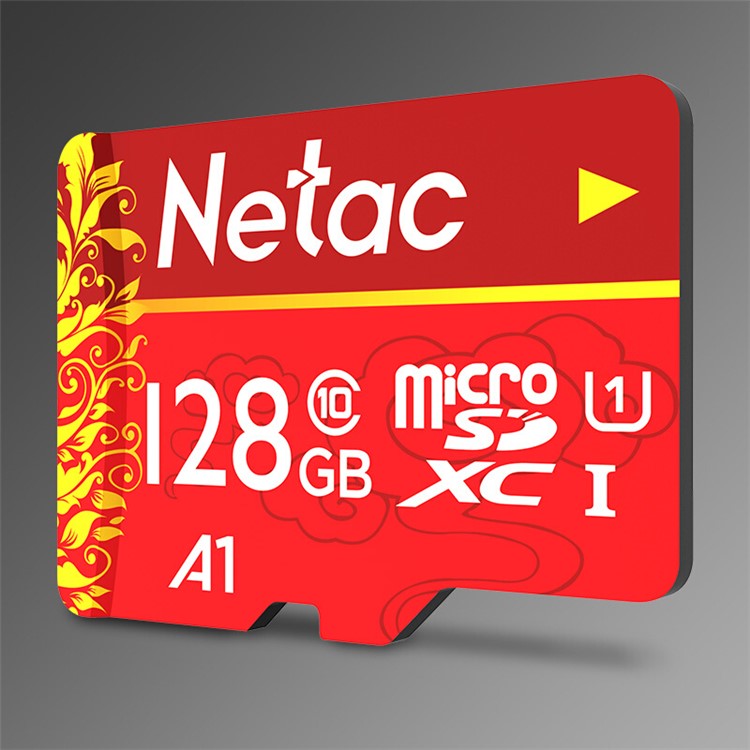 NETAC P500 Chinese Elements Pattern 128GB High Speed Class 10 TF Micro SD Card-3