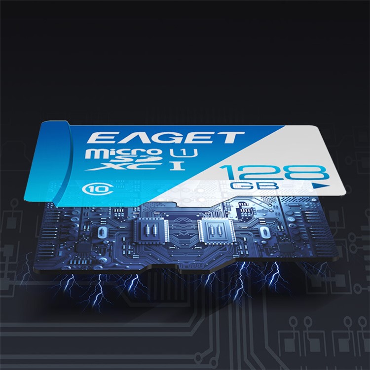 EAGET T1 High Speed 128GB Class 10 Micro SD Card Micro SD TF Card-4