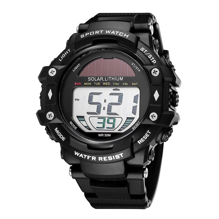 solar powered sports watch