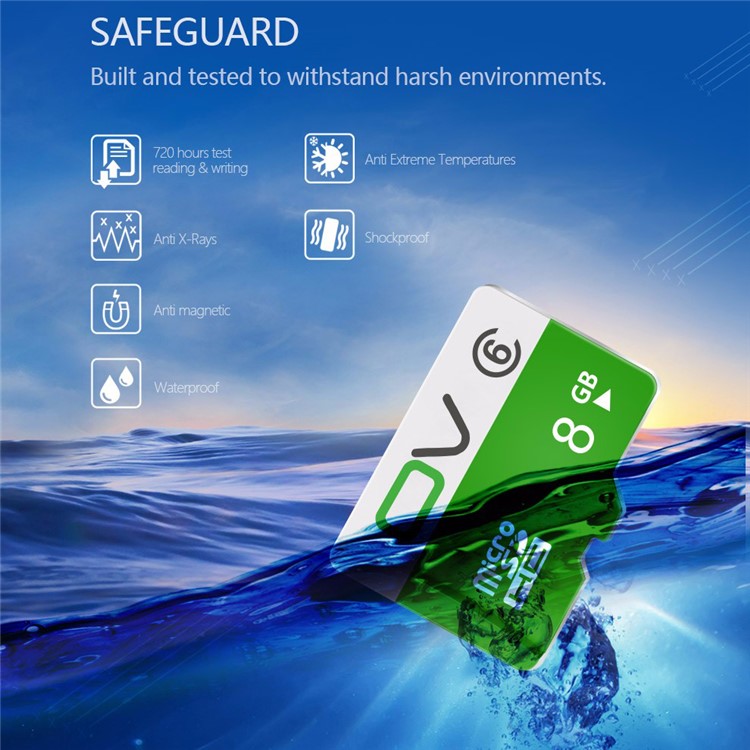 Tarjeta De Memoria Flash OV 8GB De Alta Velocidad Tarjeta Micro SD Clase 6-8