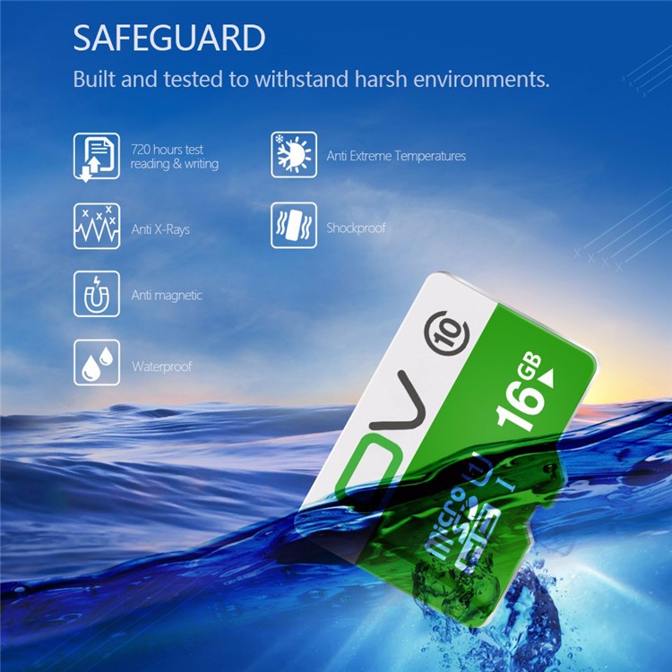 OV 16GB Micro SD Card High Speed Class 10 UHS-I Micro SD TF Card-3