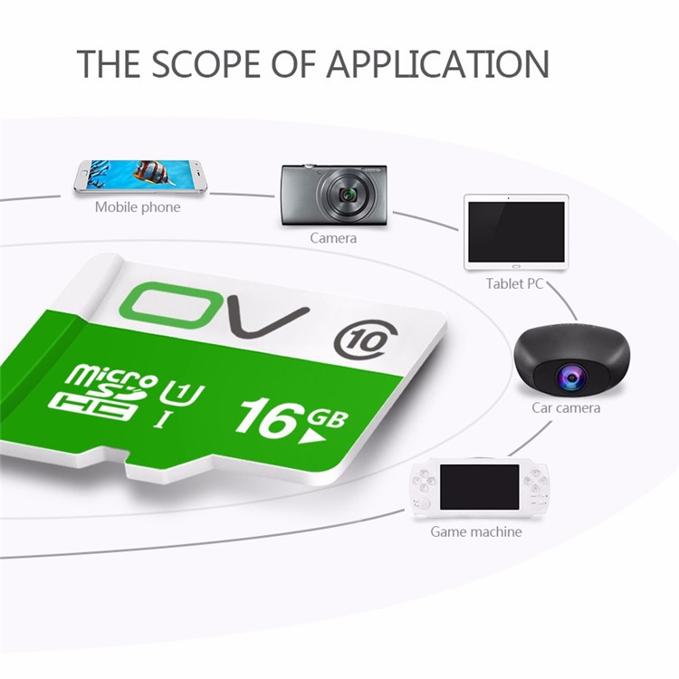 OV 16GB Micro SD Card High Speed Class 10 UHS-I Micro SD TF Card-4