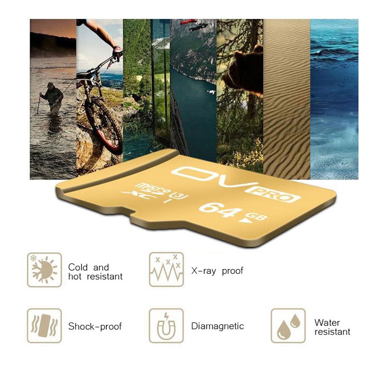 OV Pro UHS-I U3 Clase 10 Tarjeta De Memoria Micro SDXC De 64 GB Con Velocidad De Lectura De 95mb / S Velocidad De Escritura De 90mb / S-4