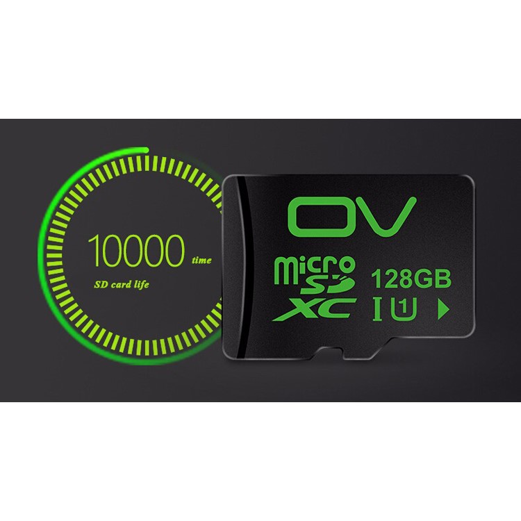 OV 128GB Clase 10 UHS-I U1 80 MB / S Tarjeta De Memoria Micro SD De Alta Velocidad-6