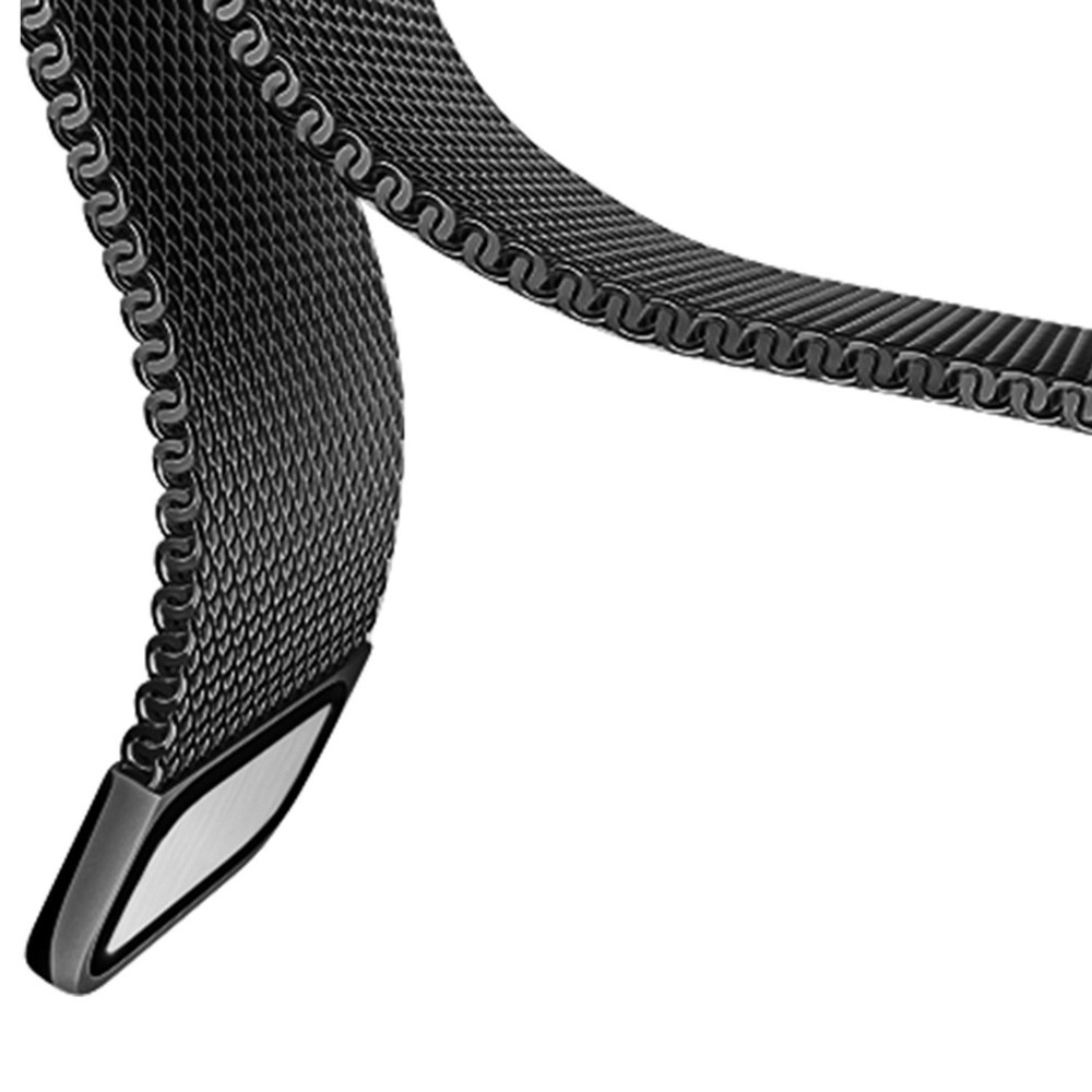 Magnetic Milanese Stainless Steel Mesh Watch Strap for Huawei Watch - Black-3
