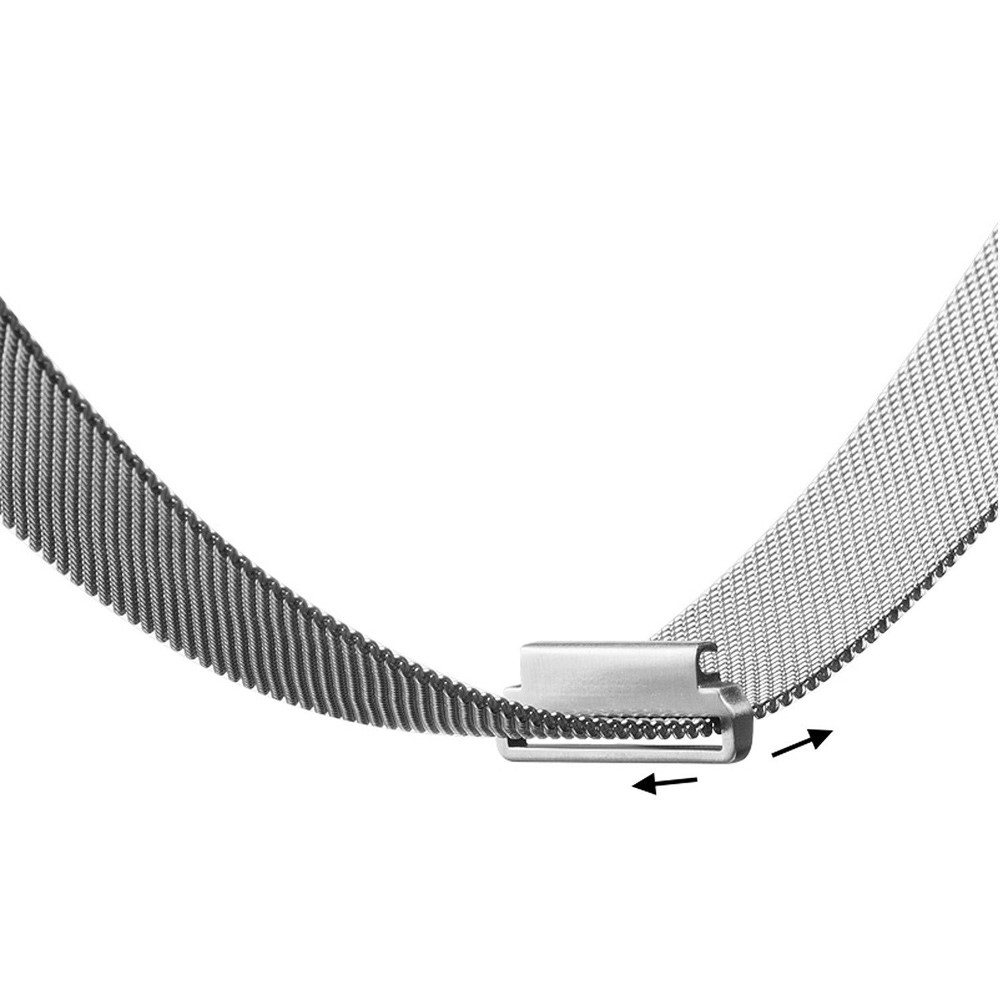 Mesh Milanese Stainless Steel Magnetic Watch Strap Replacement for Huawei Watch - Silver Color-4