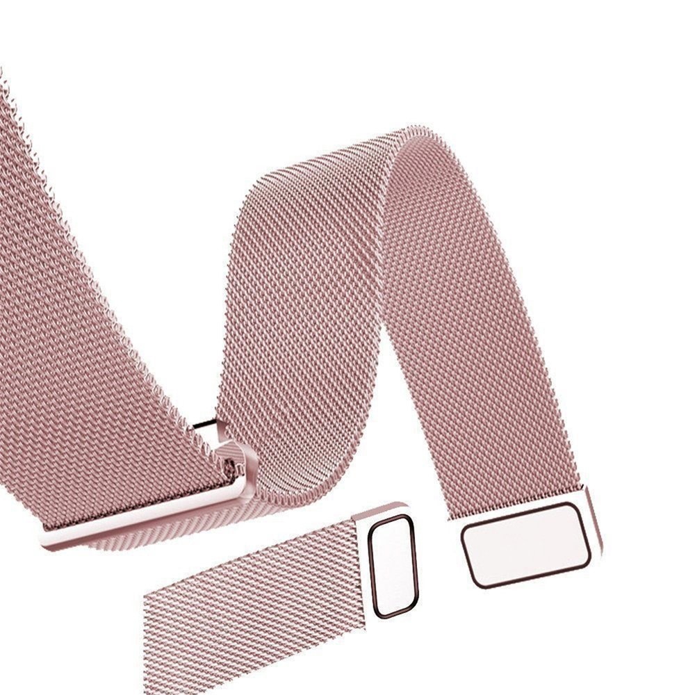 Milanese Stainless Steel Magnetic Mesh Watch Band Replacement for Huawei Watch - Rose Gold Color-2