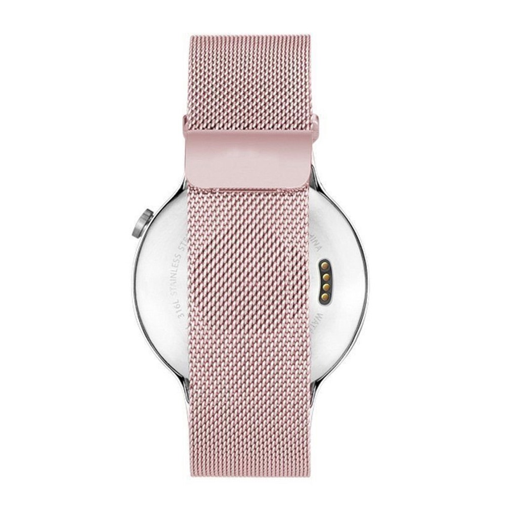 Milanese Stainless Steel Magnetic Mesh Watch Band Replacement for Huawei Watch - Rose Gold Color-3