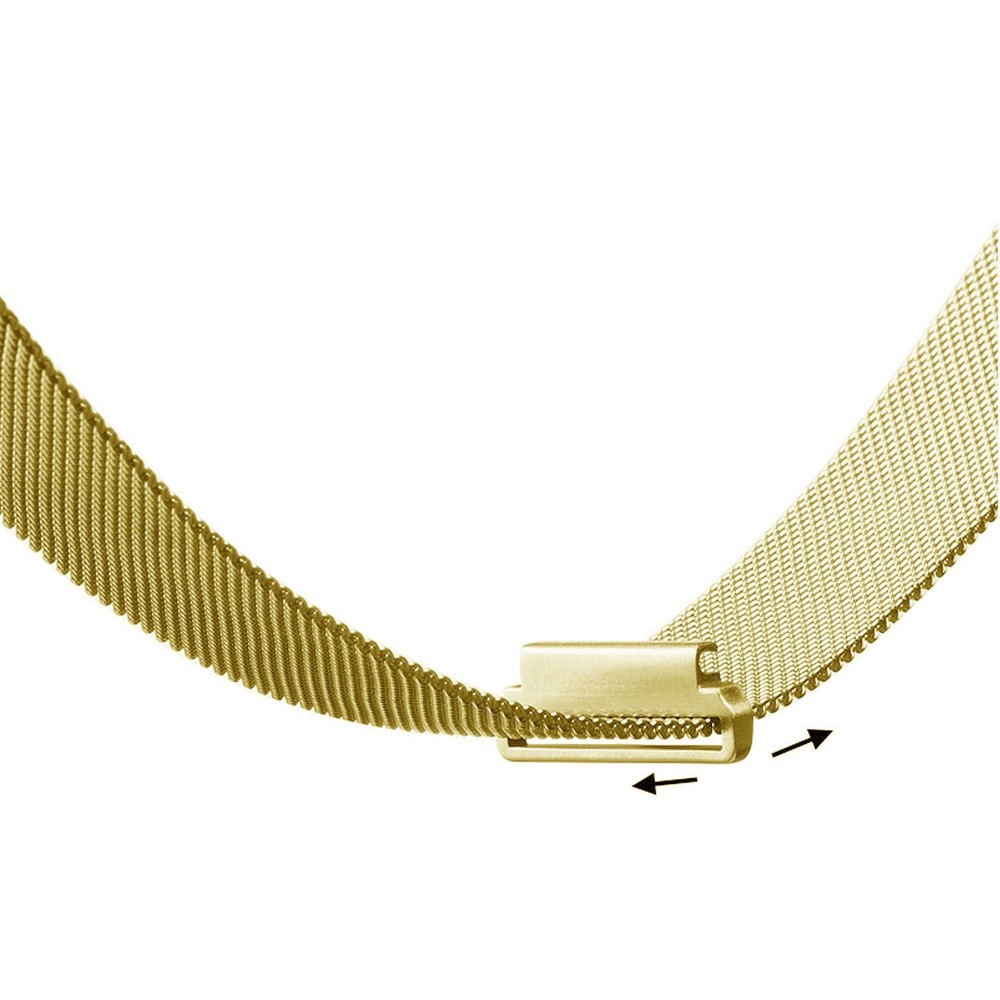 Luxury Milanese Stainless Steel Magnetic Mesh Watch Strap for Huawei Watch - Gold Color-3