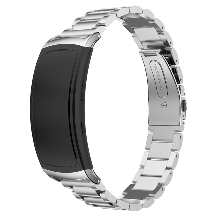 Classic Stainless Steel Watch Band Bracelet for Samsung Gear Fit 2 SM-R360 - Silver Color-2