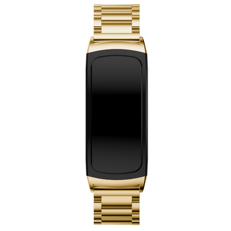 Luxury Stainless Steel Watchband Wrist Bracelet for Samsung Gear Fit 2 SM-R360 - Gold Color-3