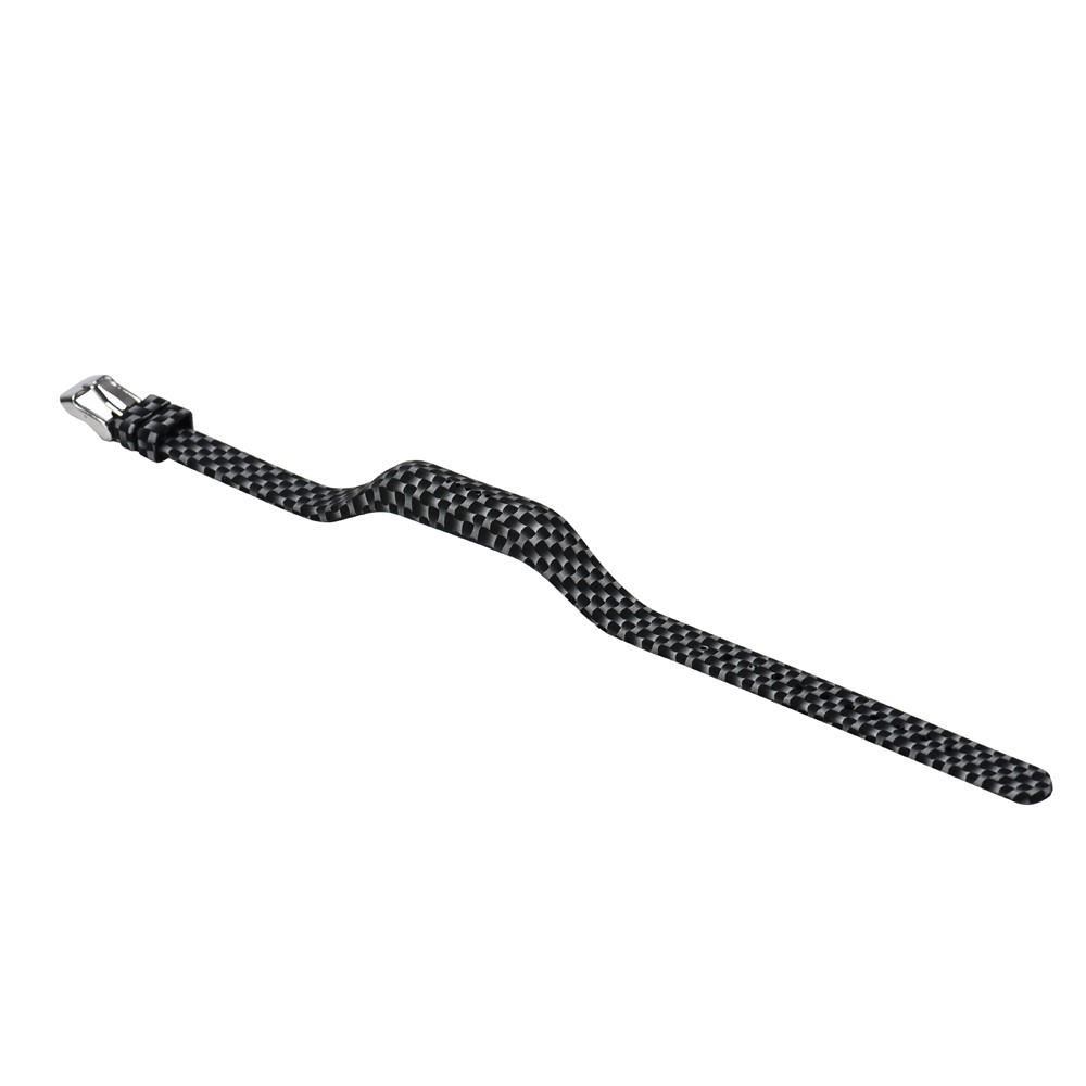 Pattern Printing Flexible Silicone Wrist Watch Band for Fitbit Flex 2 - Black and White Grid-2