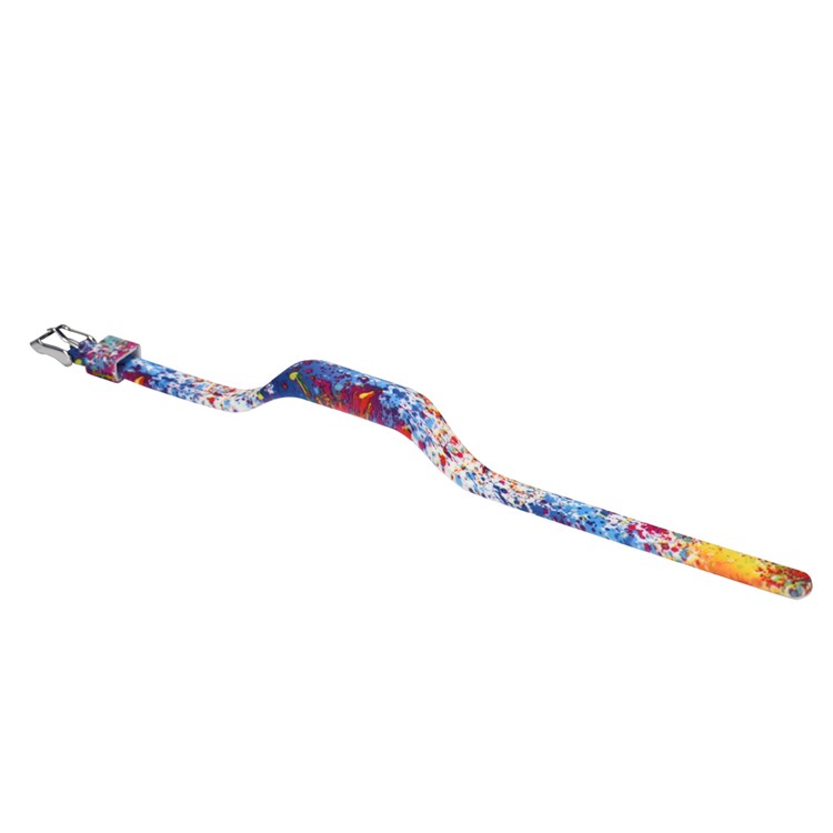 Patterned Flexible Silicone Wrist Strap for Fitbit Flex 2 - Watercolor-2