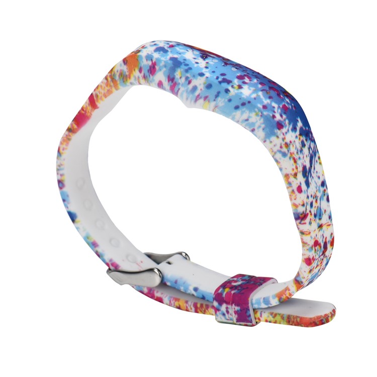 Patterned Flexible Silicone Wrist Strap for Fitbit Flex 2 - Watercolor-3