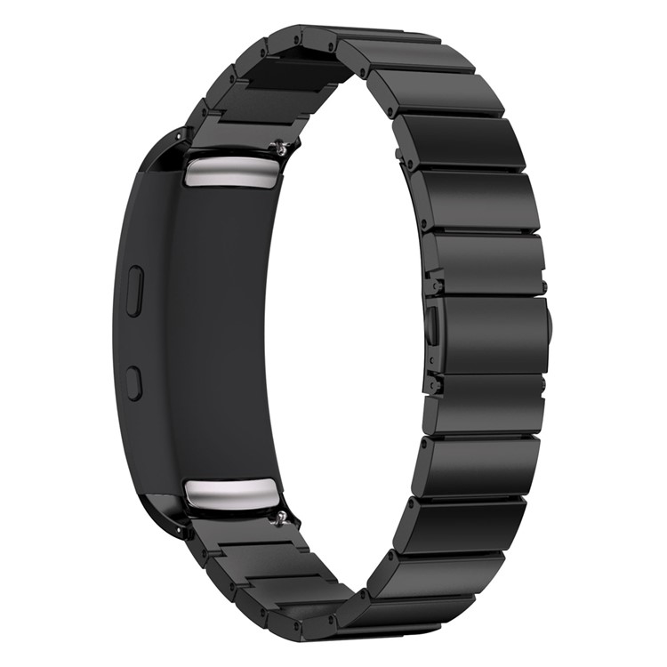 316L Stainless Steel Bracelet Band with Butterfly Buckle for Samsung Gear Fit 2 SM-R360 - Black-3