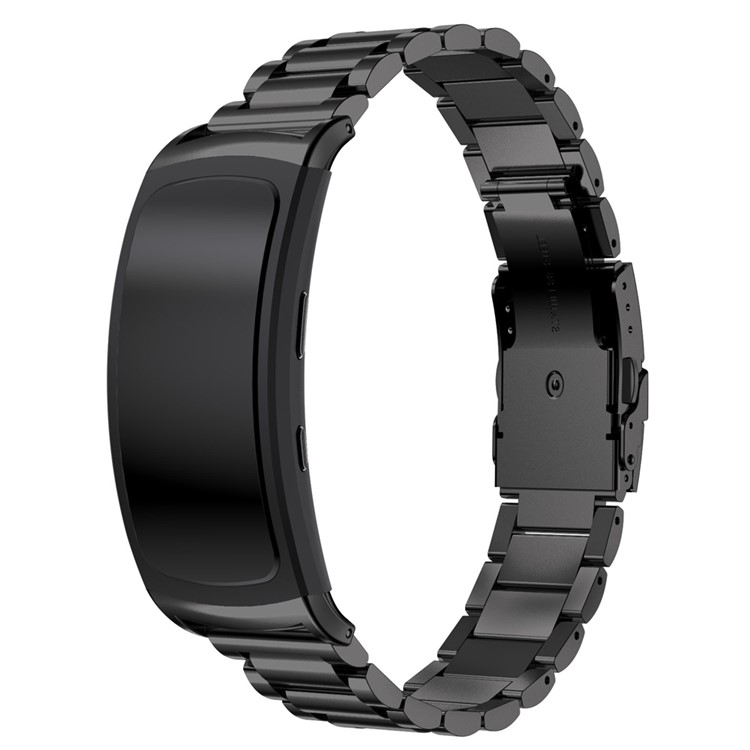 316L Stainless Steel Watch Band with Butterfly Buckle for Samsung Gear Fit 2 SM-R360 - Black-2