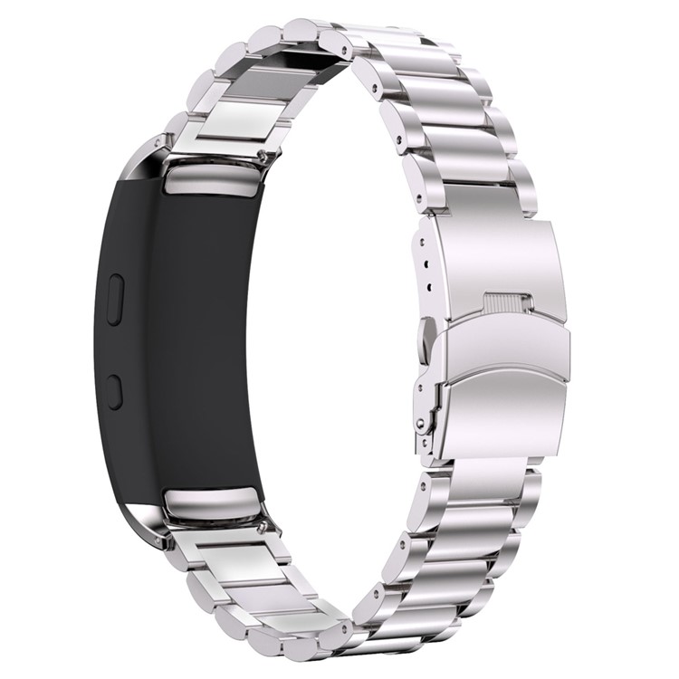 316L Stainless Steel Watch Strap with Butterfly Buckle for Samsung Gear Fit 2 SM-R360 - Silver Color-1