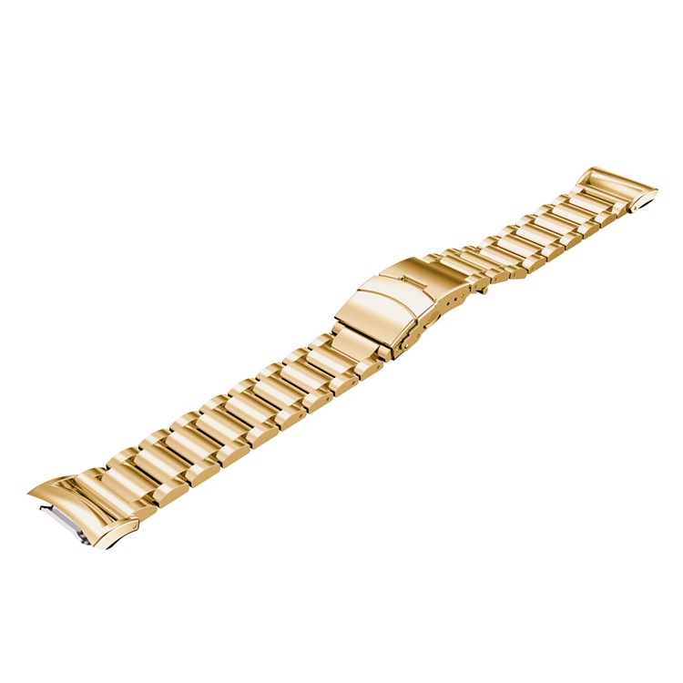 Stainless Steel Watch Strap Replacement with Butterfly Buckle for Samsung Gear Fit 2 SM-R360 - Gold Color-4