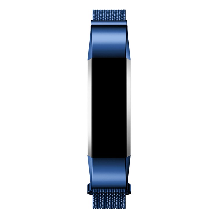 For Fitbit Alta Mesh Magnetic Milanese Stainless Steel Wristband - Blue-4