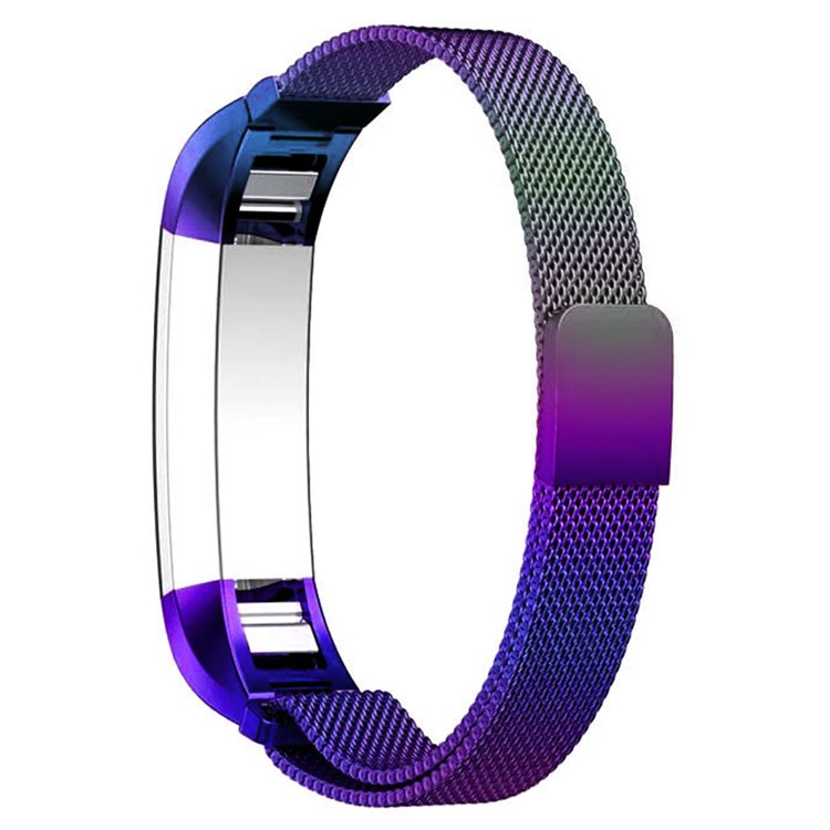 For Fitbit Alta Mesh Milanese Stainless Steel Magnetic Wristband - Multicolor-2