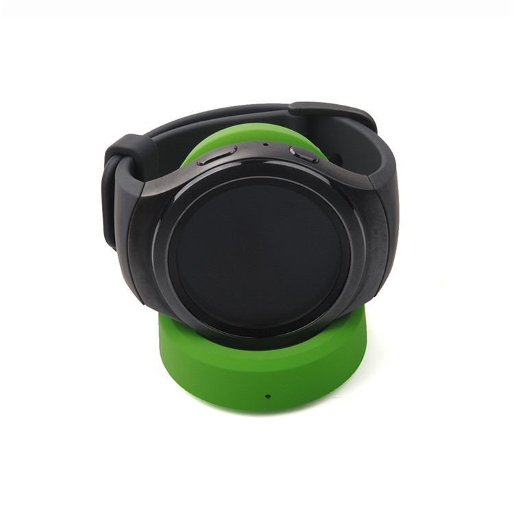 Wireless Charge Dock with USB Cable for Samsung Gear S3 Classic / S3 Frontier / SM-R600 - Green-1