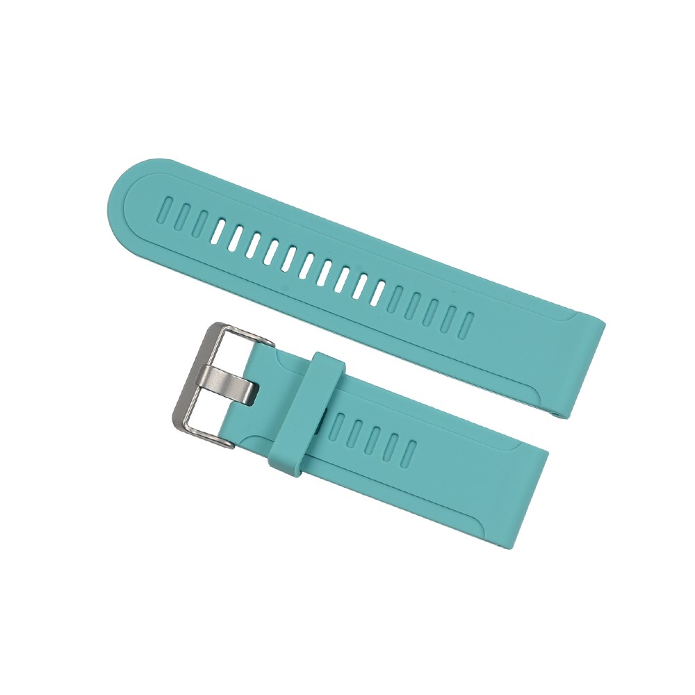Replacement Silicone Watch Band for Garmin Fenix 3/Fenix 3 HR/Fenix 2 etc + Lugs Adapters + Tools - Cyan-2