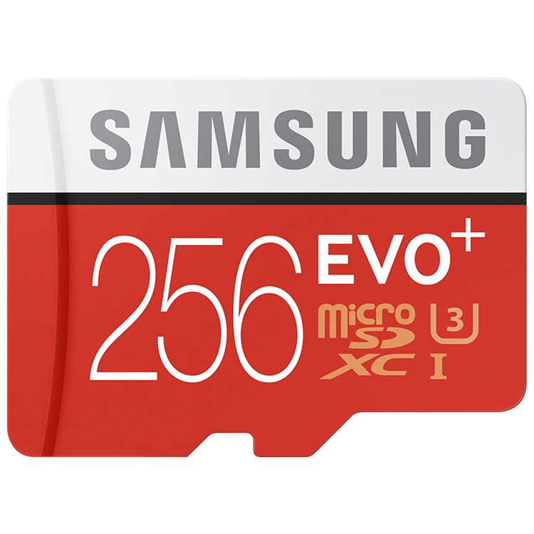 OEM SAMSUNG EVO PLUS 256GB Class 10 95MB/s TF MicroSD Flash Memory Card - Red-1