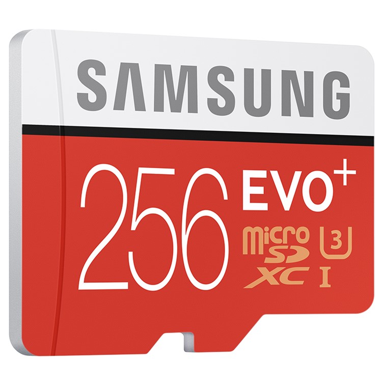 OEM SAMSUNG EVO PLUS 256GB Class 10 95MB/s TF MicroSD Flash Memory Card - Red-2