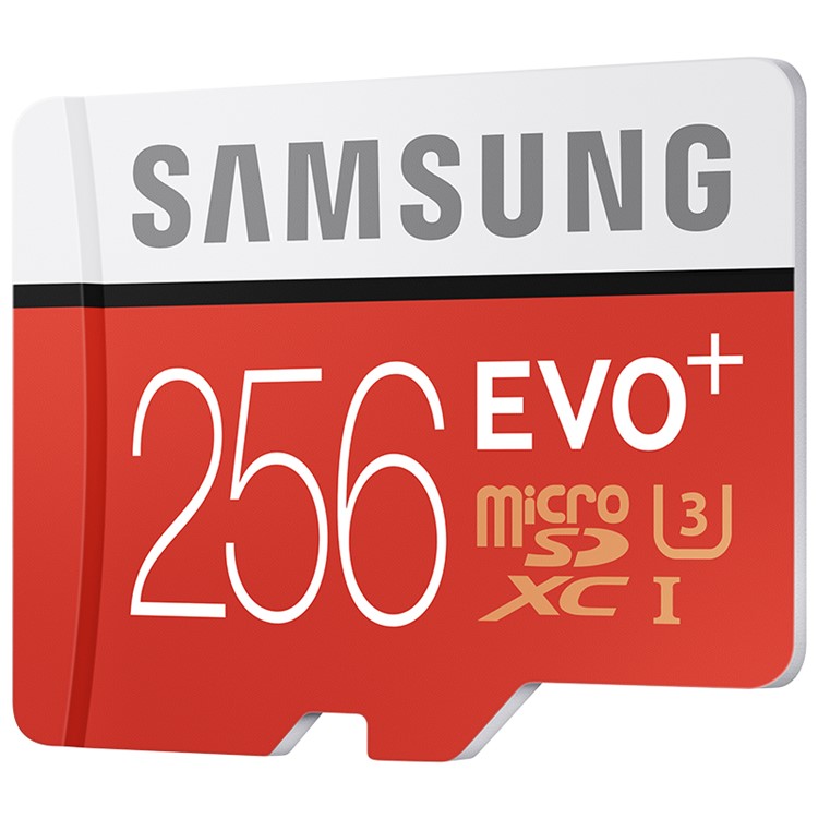 OEM SAMSUNG EVO PLUS 256GB Class 10 95MB/s TF MicroSD Flash Memory Card - Red-3