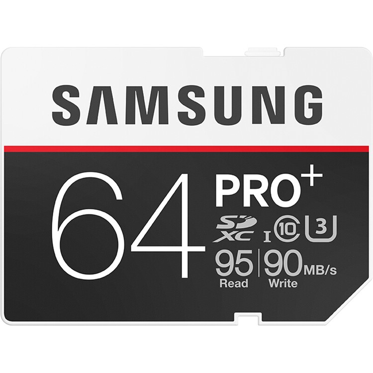 OEM SAMSUNG Pro + 64GB Clase 10 95MB / s TF Tarjeta de Memoria Flash MicroSD - Negro-1