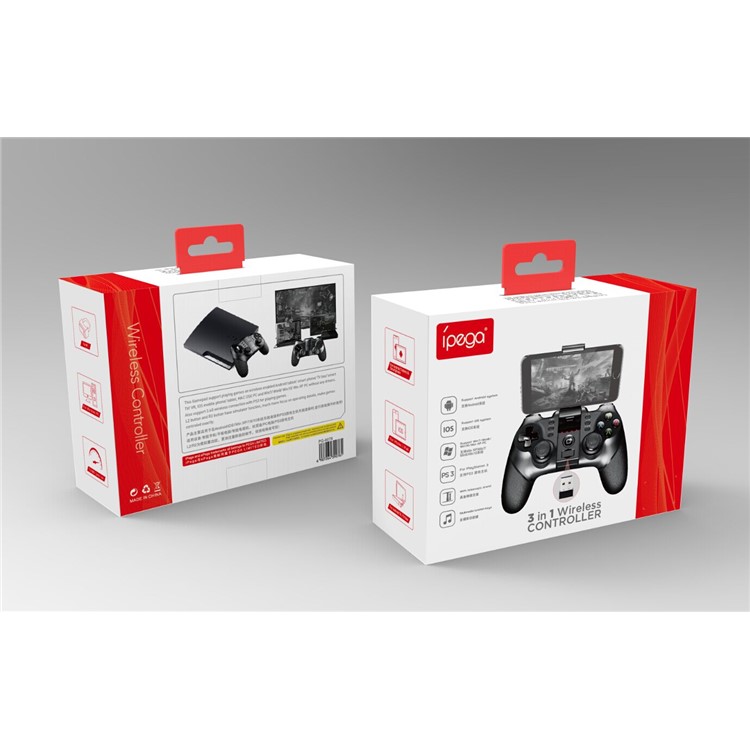 IPEGA PG-9077 Wireless Bluetooth Joystick Game Pad Game Controller for Phone Tablet - Black-6