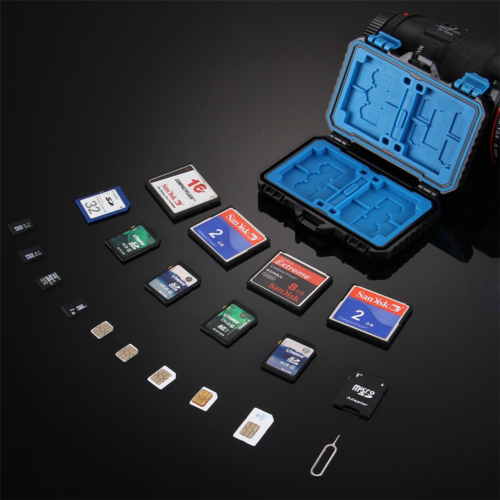 PU5002 27 in 1 Memory Card / SIM Card Storage Case Storage Box - Black-10