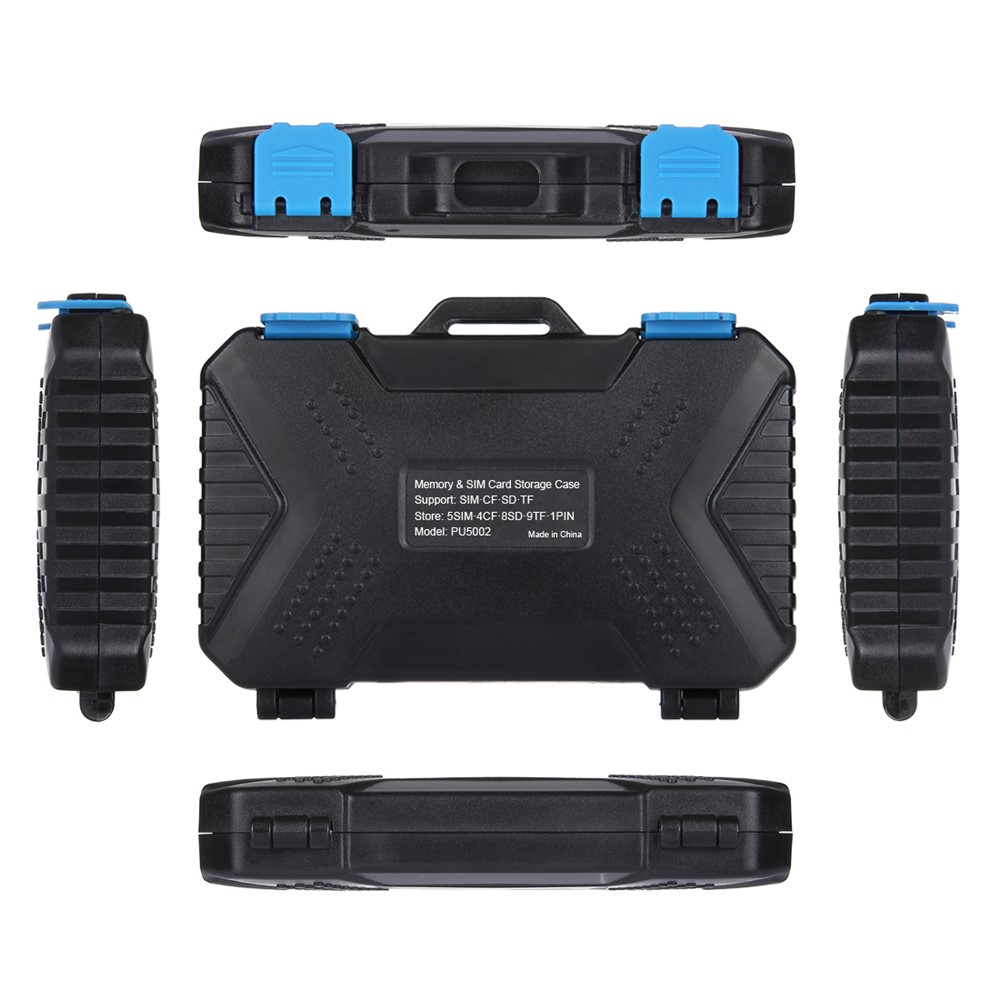 PU5002 27 in 1 Memory Card / SIM Card Storage Case Storage Box - Black-5